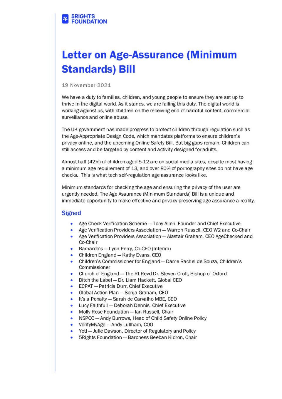 211119_LETTER_Letter on Age-Assurance (Minimum Standards) Bill