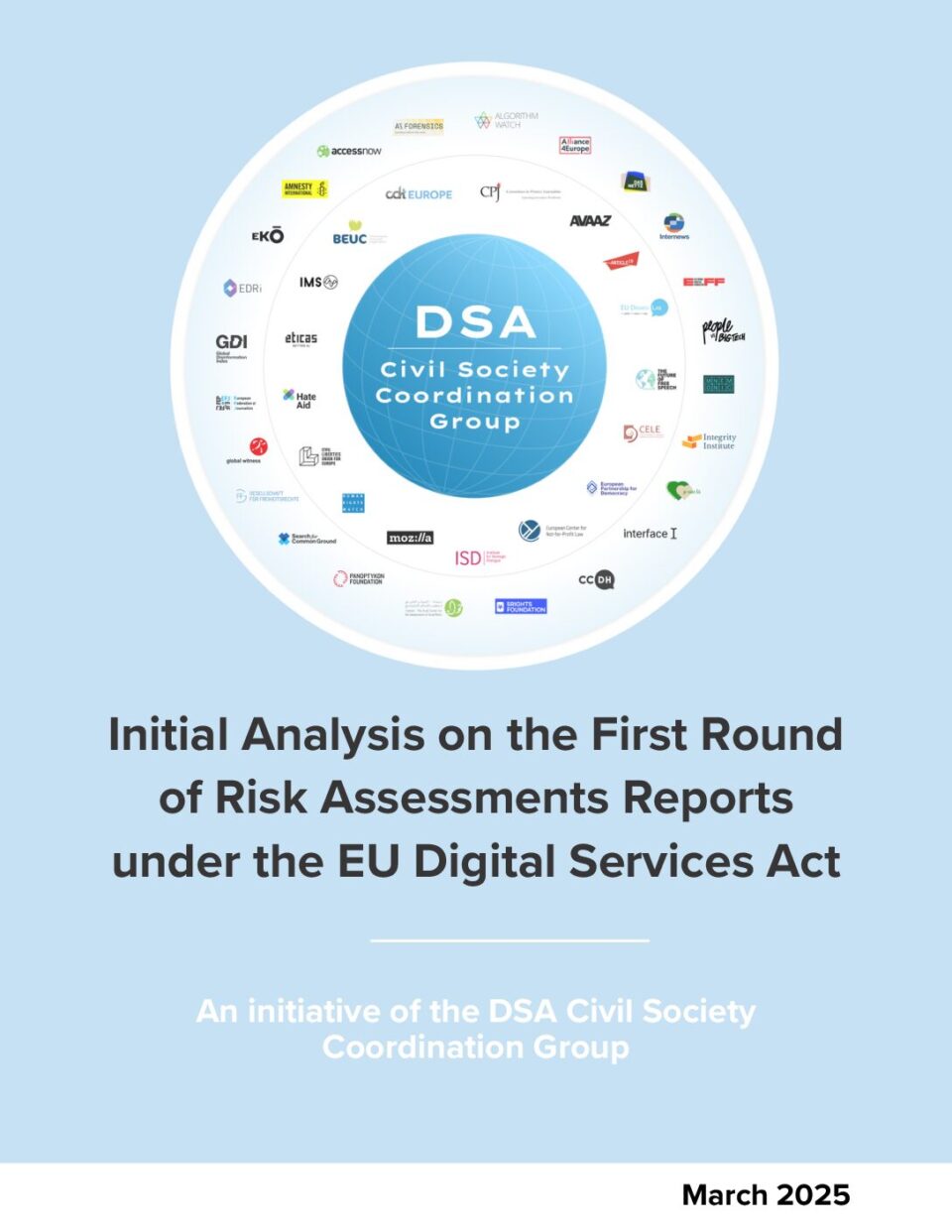 Initial analysis on the first round of Risk Assessment Reports under the DSA