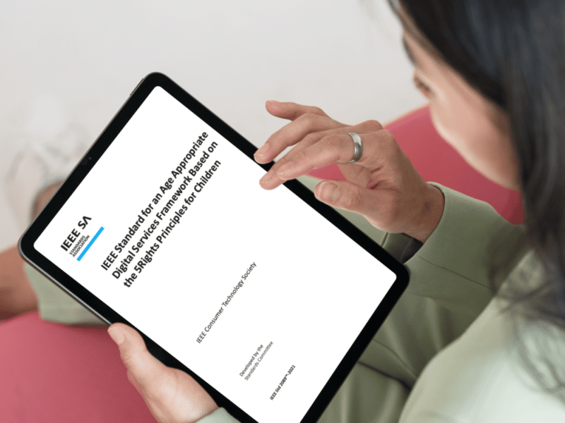 IEEE 2089-2021 Standard for Age Appropriate Digital Service Framework